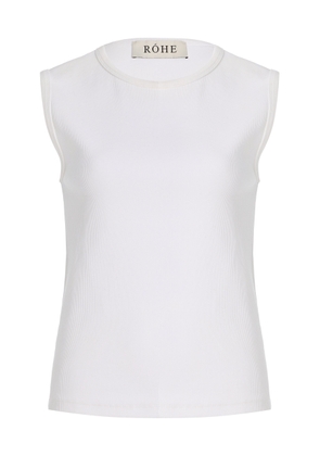 Róhe Dense Ribbed Cotton Tank Top - Moda Operandi