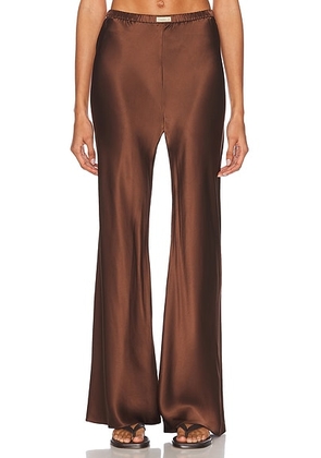 Comme Si Bias Cut Pant in Espresso - Chocolate. Size XS (also in M).