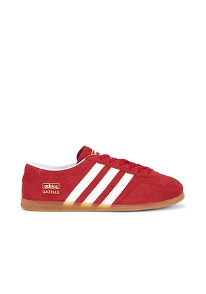 Adidas Originals Gazelle Lo Pro Sneaker in Better Scarlet & White - Red. Size 6 (also in 10, 6.5, 7.5, 8, 9.5).