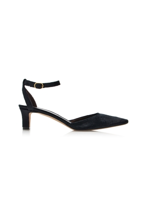 The Row Carla Velvet Pumps - Moda Operandi