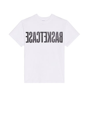 Basketcase Anti Tee in Vintage Black - Cream. Size S (also in ).