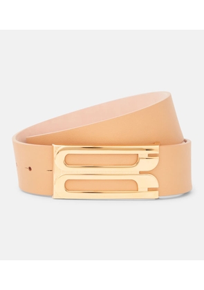 Victoria Beckham Logo leather belt