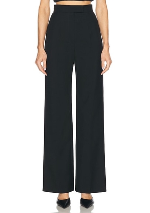 McQueen Wool Gabardine Trouser in Black - Black. Size 38 (also in ).