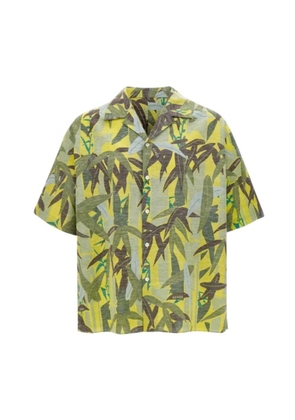 Kenzo Mens Chiku-Rin Camo Hawaiian Shirt