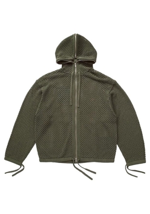 Kenzo Cotton Mesh Knitted Hooded Sweatshirt