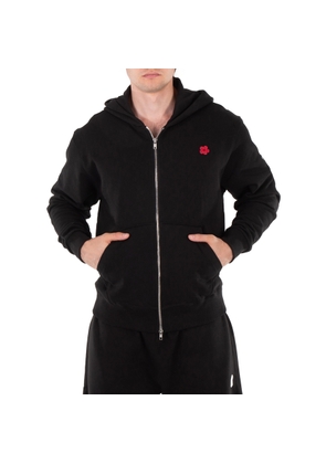 Kenzo Embroidered Flower Zip-Up Sweater