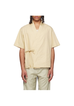 Kenzo Kimono Cotton Ripstop Shirt