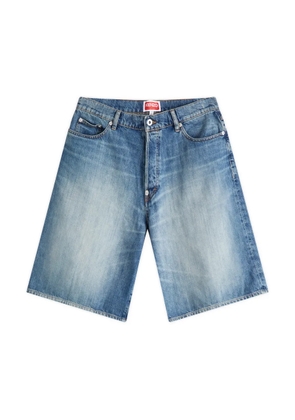 Kenzo Straight Short In Japanese Denim