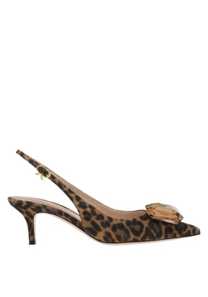 Gianvito Rossi Jaipur 55 Leopard Print Pumps