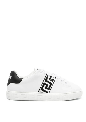 Versace Greca Embroidered Low-Top Sneakers