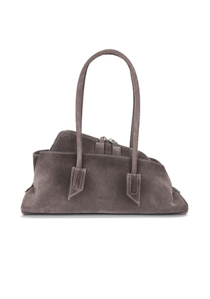 THE ATTICO La Passeggiata Small Top Handle Bag in Grey - Grey. Size all.