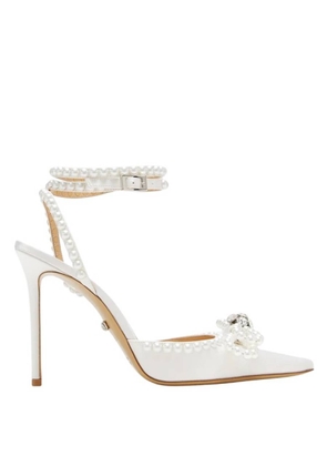 Mach & Mach Bow Embellished Pointed Toe Pumps