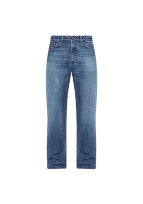 Versace Light Wash Straight Jeans