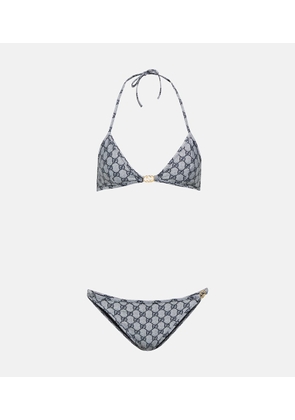 Gucci GG triangle bikini