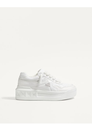 Valentino Garavani One Stud Xl Trainer In Nappa Leather Woman WHITE 35