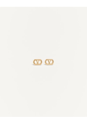 Valentino Garavani Ovalette Metal Earrings Woman GOLD UNI