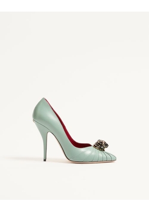 Valentino Garavani Panthea Goatskin Pumps 105Mm Woman MORNING DEW 35.5