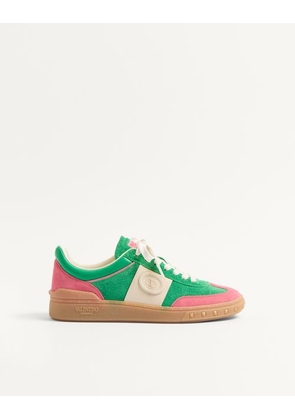 Valentino Garavani Upvillage Crosta Sneaker Woman SWEET PINK/GREEN/GLACE 35