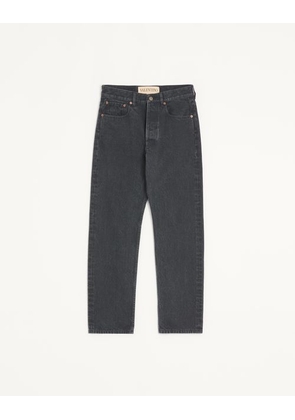 Valentino Valentino Denim Trousers Man BLACK 29
