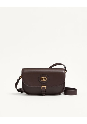 Valentino Garavani Valentino Garavani Antibes small shoulder bag in calfskin Man OAK BROWN UNI