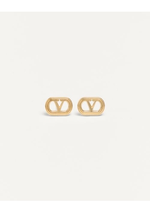 Valentino Garavani Valentino Garavani Ovalette Metal Earrings Man GOLD UNI