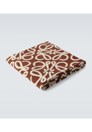 Loewe Paula's Ibiza Anagram cotton terry beach towel