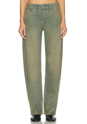 EB Denim Alida Loose Bowed Jean in Whisky - Blue. Size 23 (also in 24, 30).