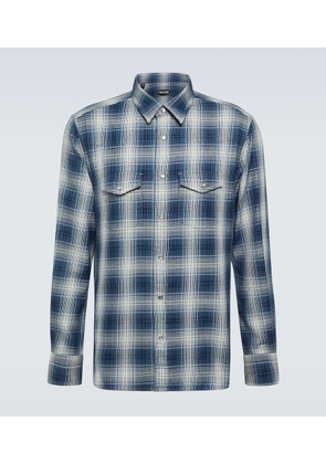 Tom Ford Checked cotton Western shirt