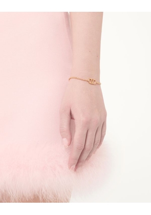 Valentino Garavani Vlogo Signature Metal Bracelet Woman GOLD UNI