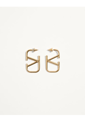 Valentino Garavani Vlogo Signature Metal Earrings Woman GOLD UNI