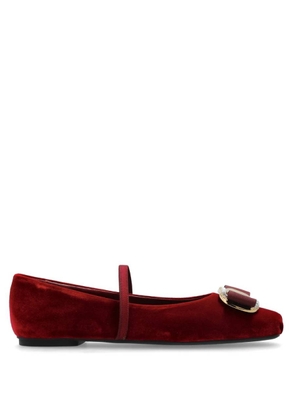 Ferragamo New Vara Plate Ballet Flats