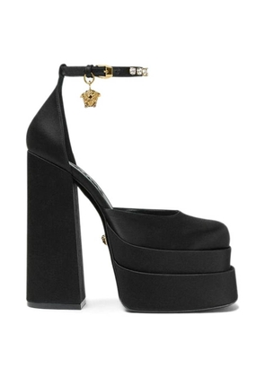 Versace Medusa Aevitas Satin Platform Pumps