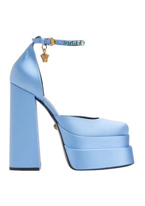 Versace Medusa Aevitas Satin Platform Pumps