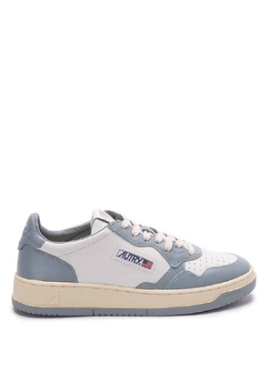 Autry Bicolor Medalist Leather Low Sneakers