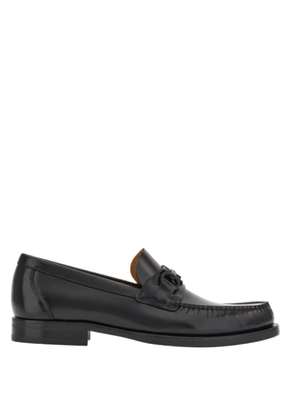 Ferragamo Gancini-Plaque Calf Leather Loafer