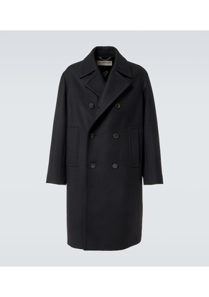 Dries Van Noten Double-breasted wool-blend coat