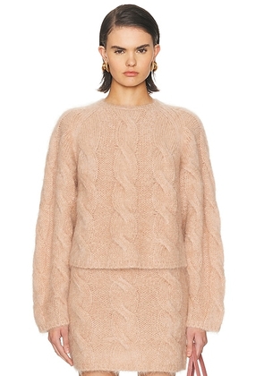 By Malene Birger Elliot Sweater in Rose Dust - Rose. Size L (also in M, S, XS).
