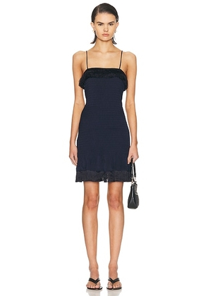 By Malene Birger Valia Dress in Night Sky - Navy. Size 34 (also in 36, 38, 40, 42).