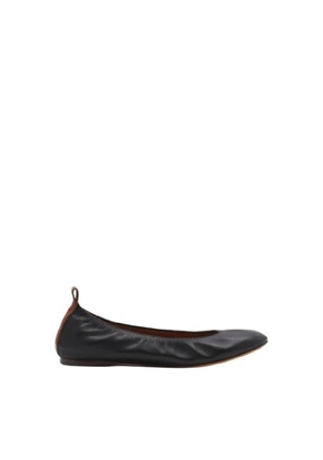 Lanvin Round-Toe Ballerina Flats