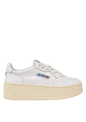 Autry Medalist Leather Platform Sneakers