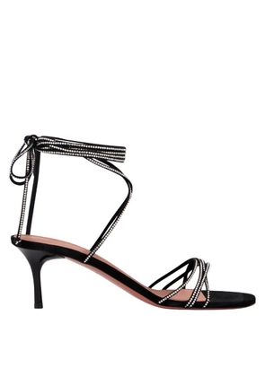 Amina Muaddi Lori Lace Up 60 Sandals