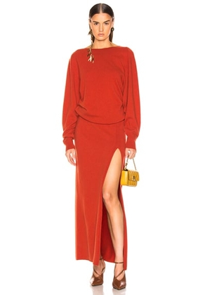 JACQUEMUS Jemaa Dress in Red - Orange,Red. Size 42 (also in ).