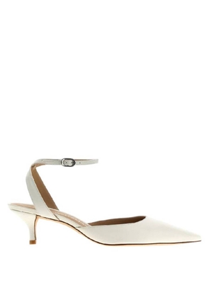 Stuart Weitzman Barelythere 50 Leather Pumps