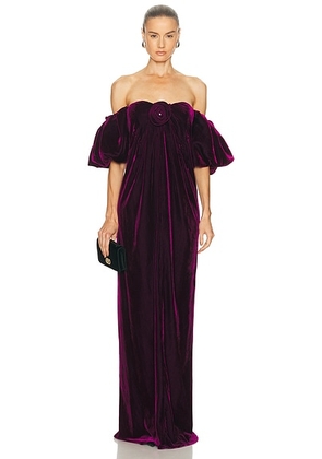 CAROLINE CONSTAS Rylin Dress in Phlox - Purple. Size S (also in XS).