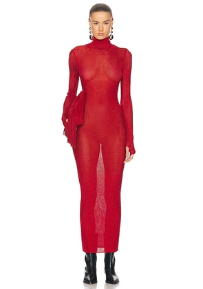 Isabel Marant Josita Dress in Red - Red. Size 42 (also in ).