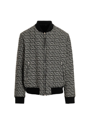 Balmain Monogram Reverisble Bomber Jacket