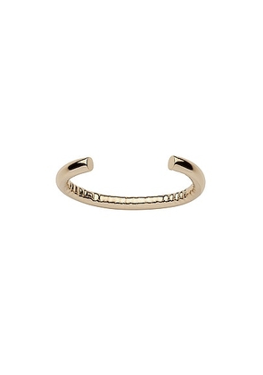 Jennifer Fisher Samira Cuff Bracelet in Yellow Gold - Metallic Gold. Size all.