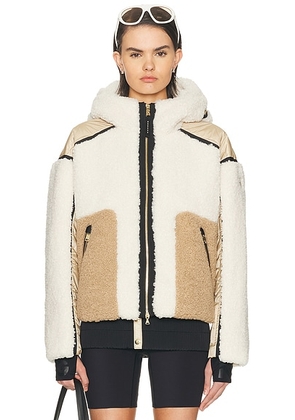 BOGNER Kora-d Jacket in Birch - Cream,Tan. Size 10 (also in 4, 8).