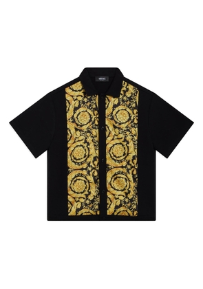Young Versace Kids Barocco Logo Print Shirt