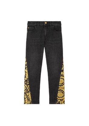 Young Versace Kids Barocco Print Jeans